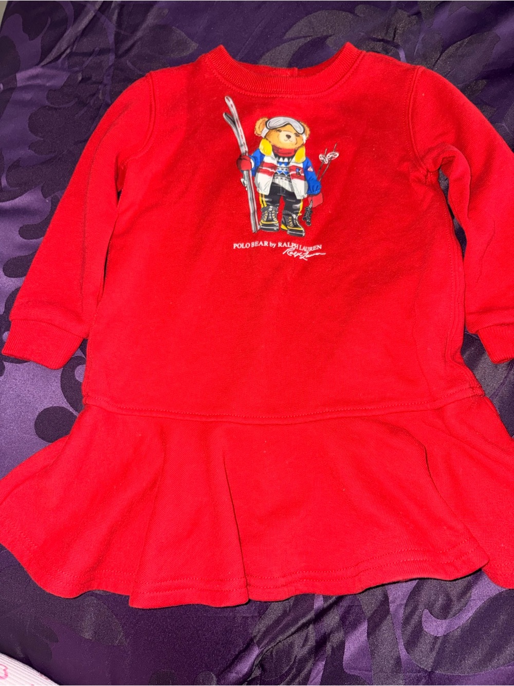 18 month toddler winter polo dress